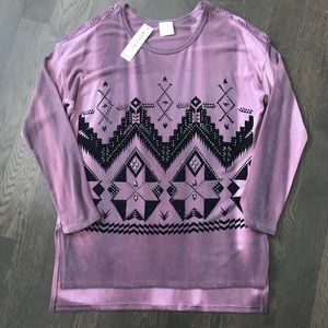 NWT Vocal Cold Shoulder Top - Size Large